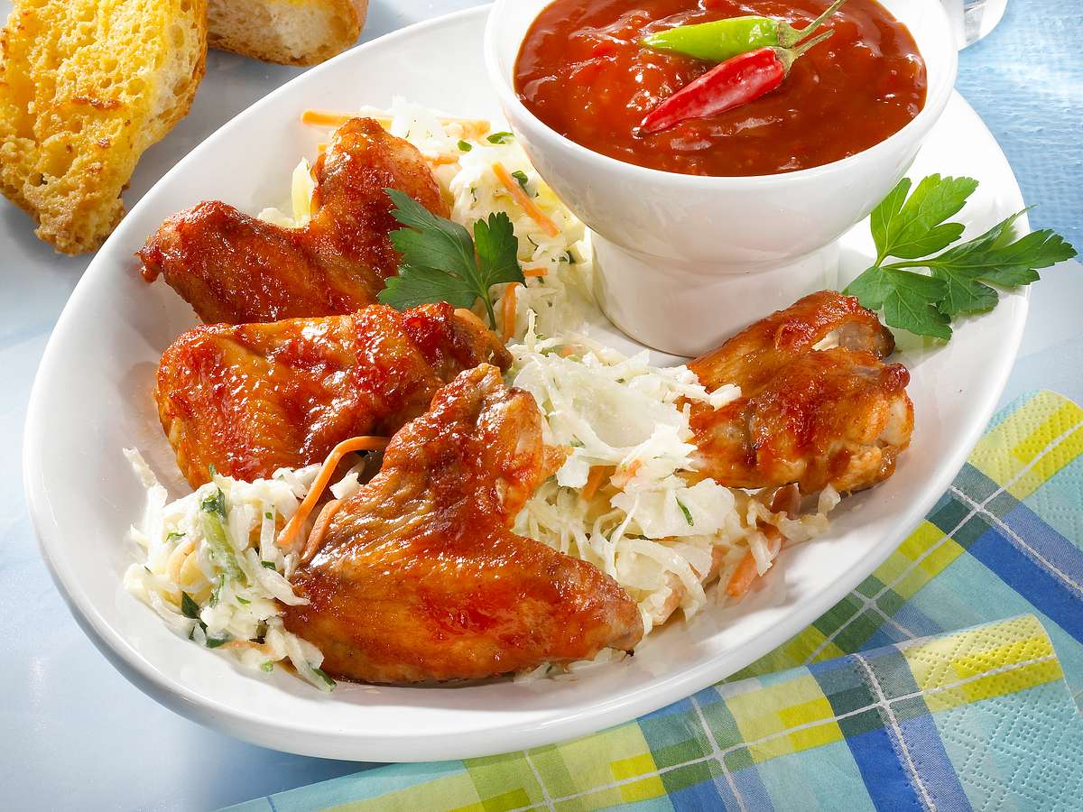 Feurige Chicken Wings Rezept