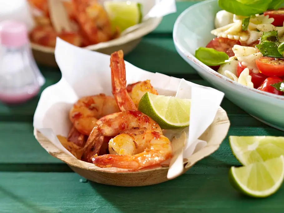 Feurige Garnelen vom Grill Rezept