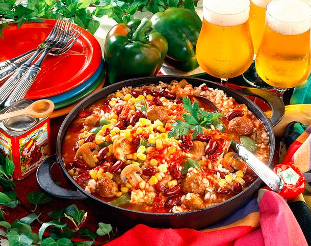 Feurige Reispfanne Rezept Feurige Reispfanne Rezept