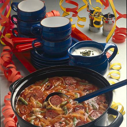 Feurige Zwiebelsuppe Rezept Feurige Zwiebelsuppe Rezept