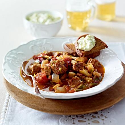 Feuriger Bohnentopf Rezept