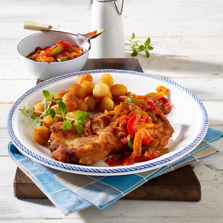 Feuriges Paprikaschnitzel Rezept Feuriges Paprikaschnitzel Rezept