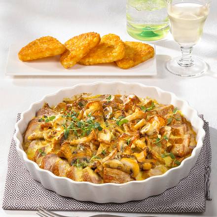 Filetgratin Mit Pilz Hollandaise Rezept Lecker