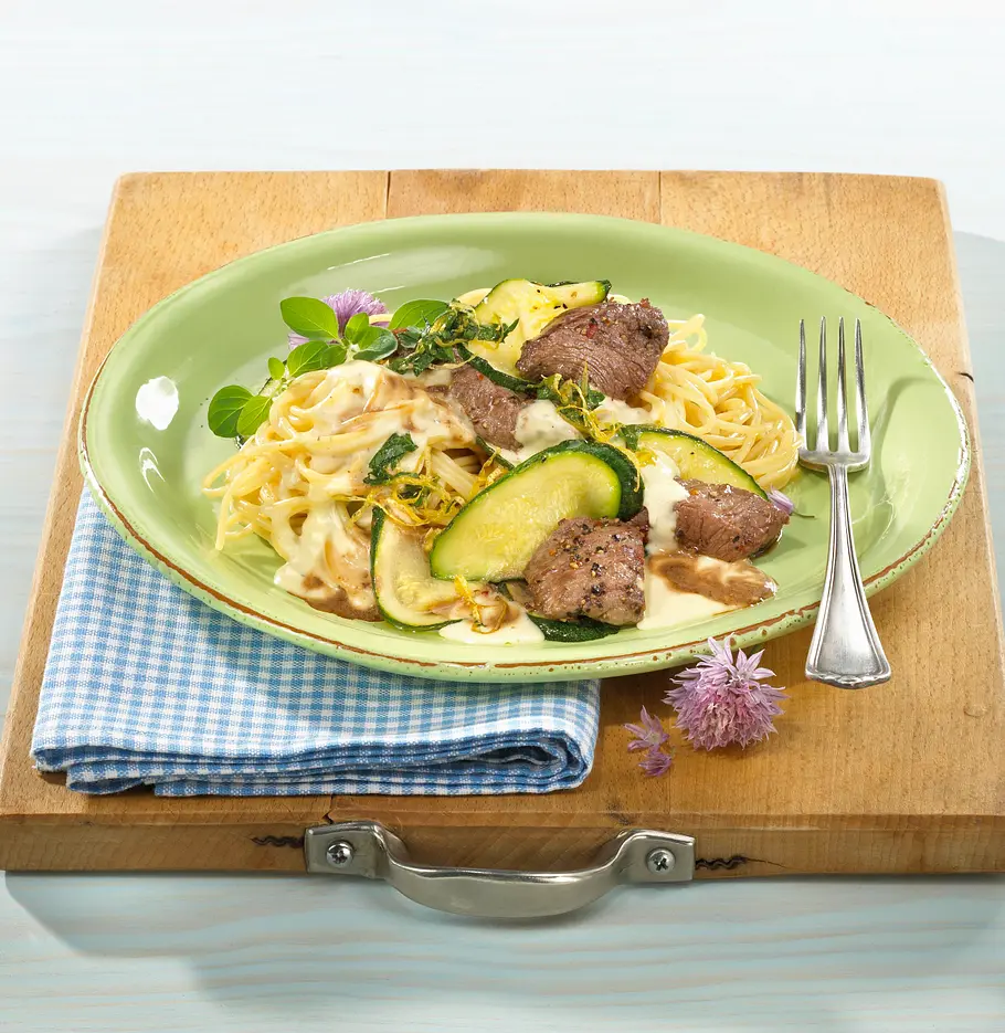Filetpfanne mit Frischkäsesoße Rezept Filetpfanne mit Frischkäsesoße Rezept