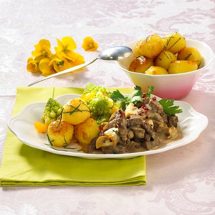 Filetspitzen mit Romanesco Rezept Filetspitzen mit Romanesco Rezept