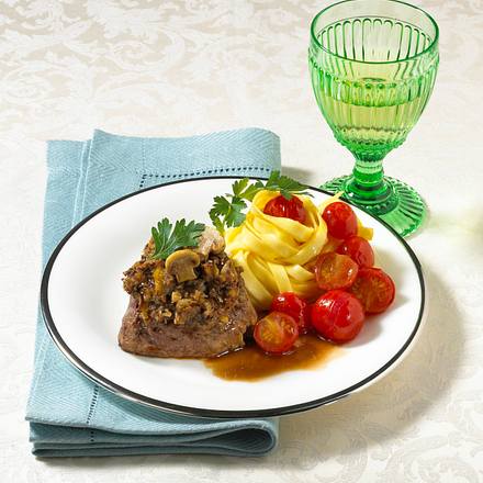 Filetsteaks mit Pilzkruste Rezept