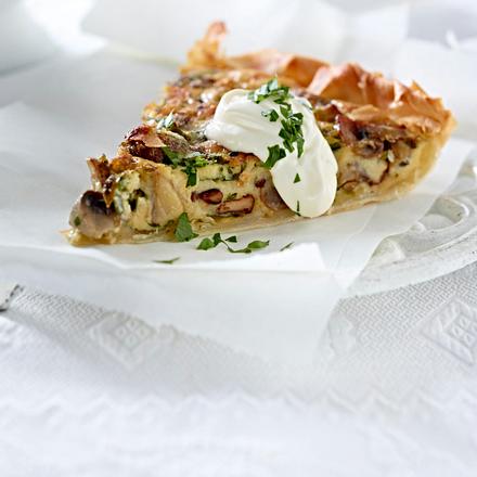 Filokuchen mit Pilzen Rezept Filokuchen mit Pilzen Rezept