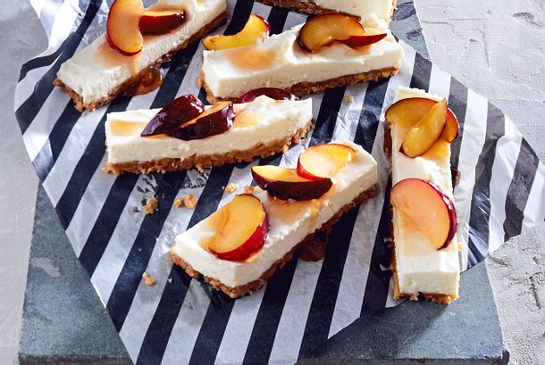 Fingerfoodige Cheesecake Bars Rezept
