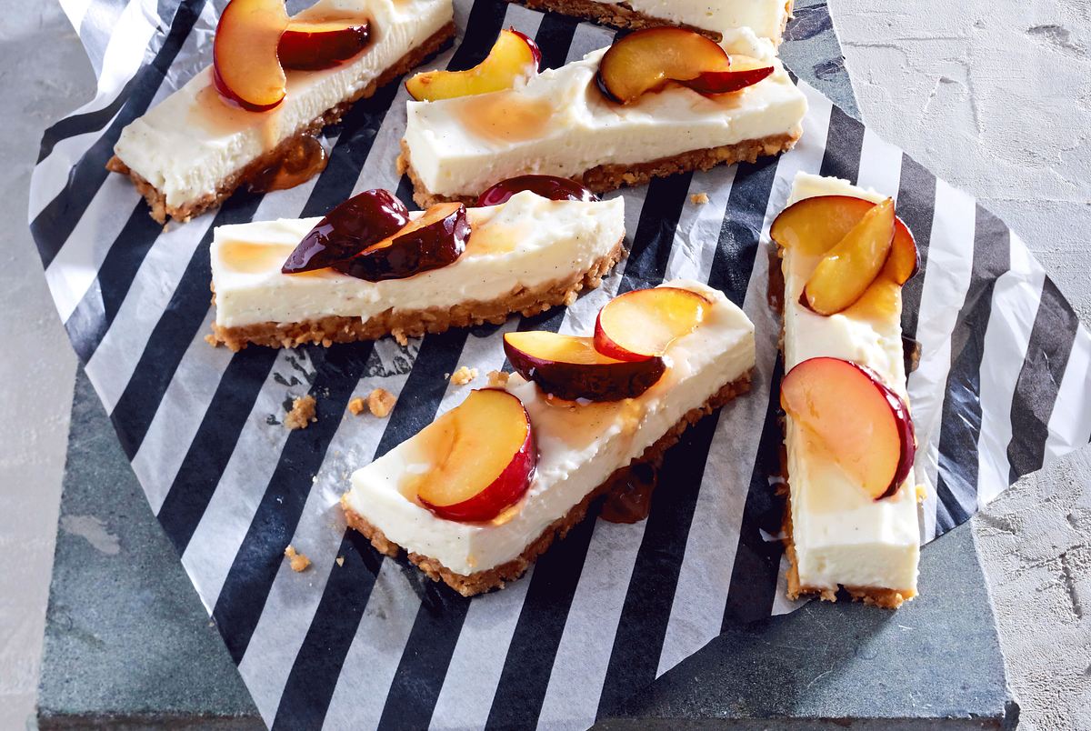 Fingerfoodige Cheesecake Bars Rezept