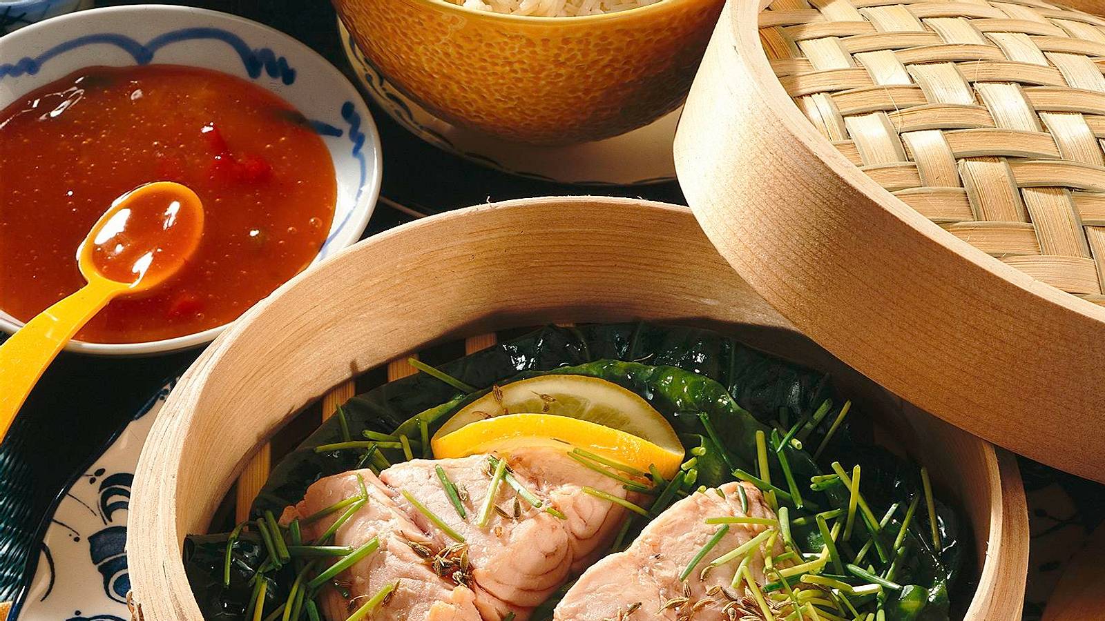 Fisch aus dem Bambuskrbchen Rezept