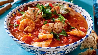 Fisch-Garnelen-Stew Rezept - Foto: House of Food / Bauer Food Experts KG
