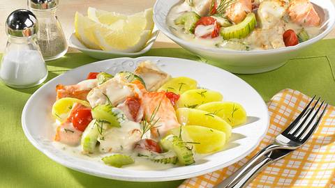 Fisch-Gurken-Ragout Rezept - Foto: House of Food / Bauer Food Experts KG