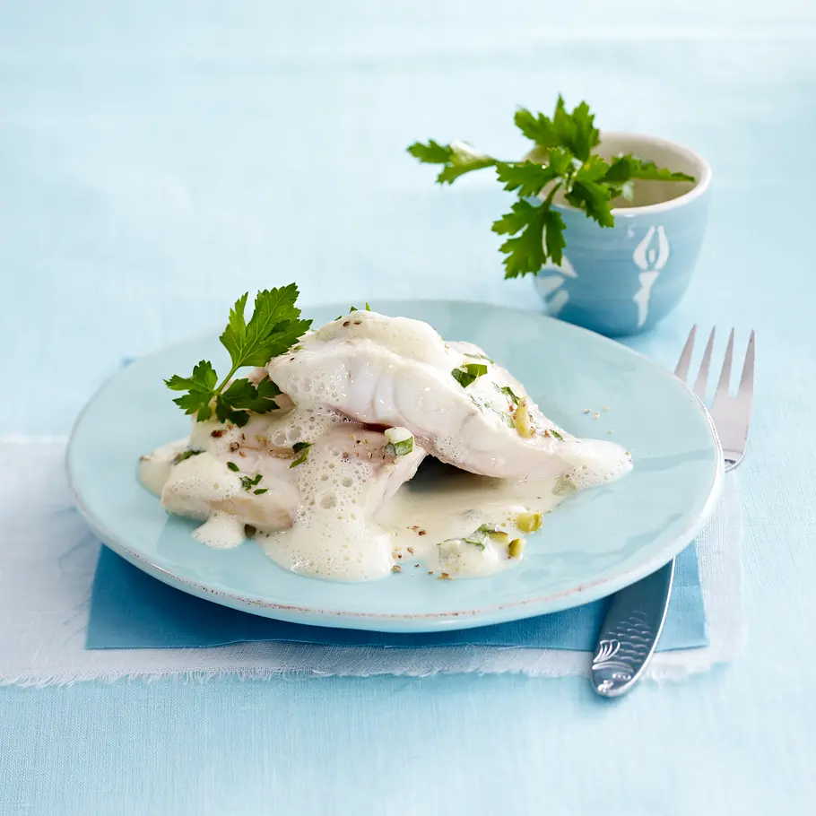 Fisch mit weißer Soße Rezept Fisch mit weißer Soße Rezept