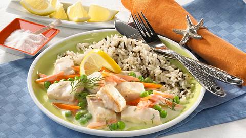 Fisch-Ragout mit Reis Rezept - Foto: Maass