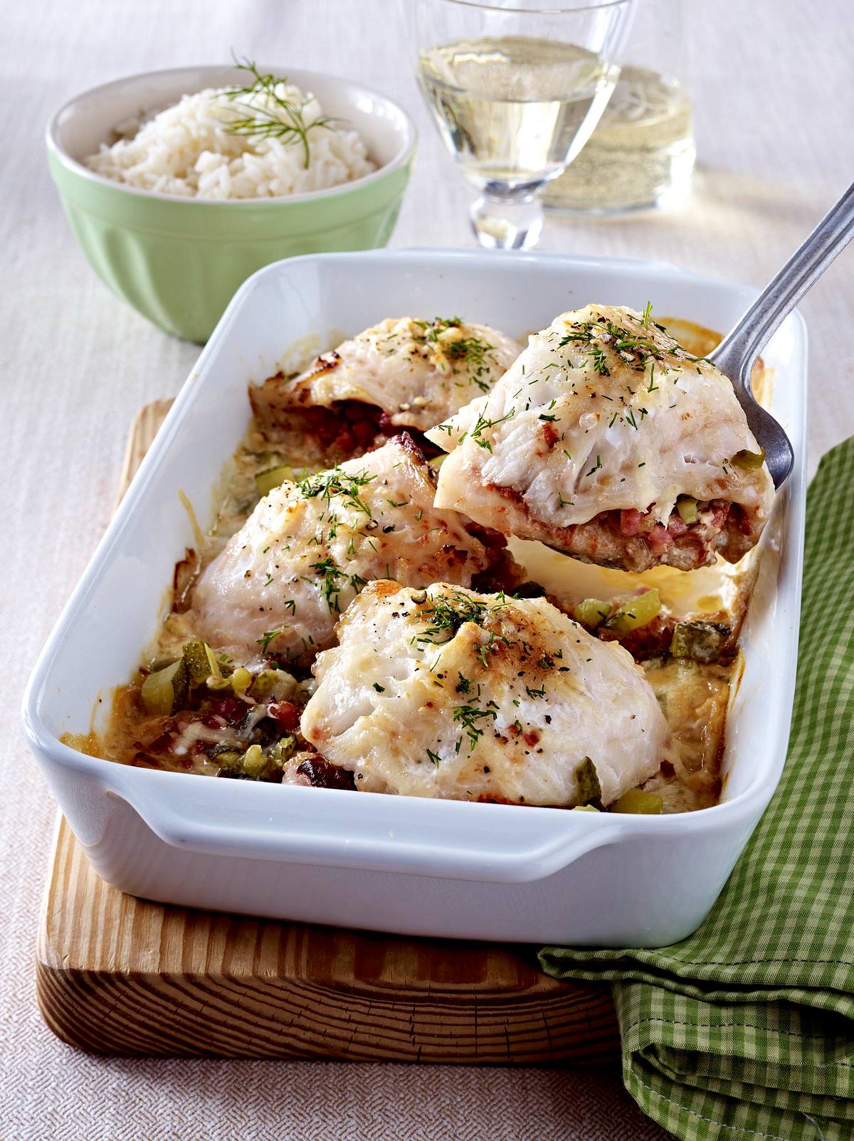 Fisch-Saltimbocca aus dem Ofen Rezept