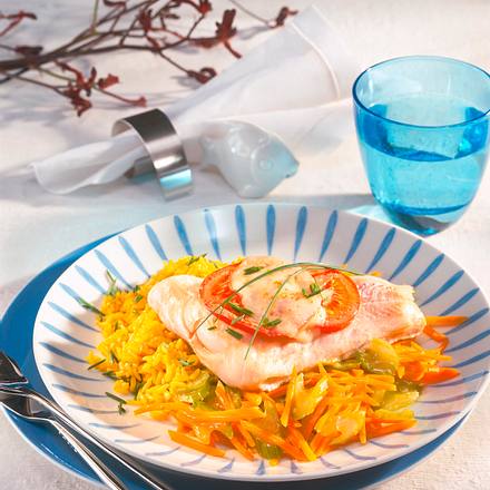 Fisch-Schnitte mit Käse-Haube Rezept Fisch-Schnitte mit Käse-Haube Rezept