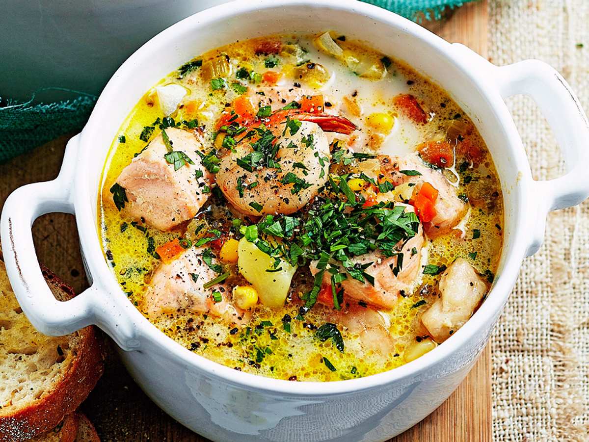 Fisch-Stew mit allerlei Gemüse Rezept