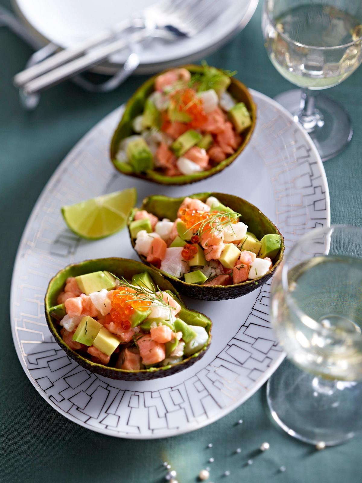 Fisch-Tatar mit Avocado Rezept