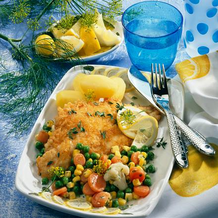 Fischfilet in goldbrauner Kruste Rezept Fischfilet in goldbrauner Kruste Rezept
