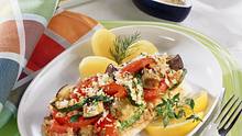 Fischfilet mit Kräuter-Gemüsekruste aus dem Ofen (Diabetiker) Rezept - Foto: Maass