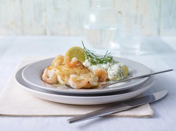 Fischfilet mit Sahne-Dill-Kartoffel Rezept Fischfilet mit Sahne-Dill-Kartoffel Rezept