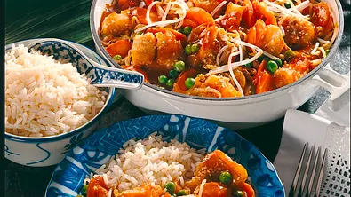 Fischpfanne mit süß-saurere Soße Rezept - Foto: LECKER @ Bauer Media Group