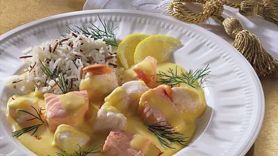 Fischragout mit Wildreismischung Rezept - Foto: House of Food / Bauer Food Experts KG