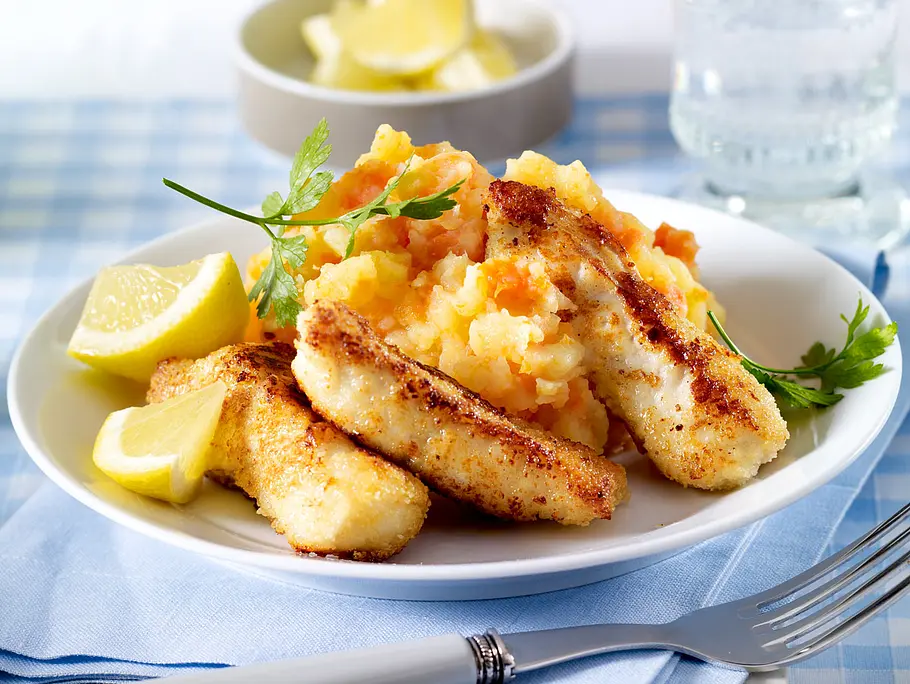 Fischstäbchen vom Backblech