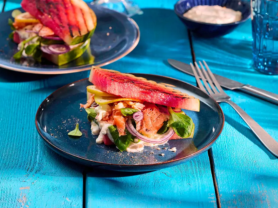 „Fish ’n’ Fruit“-Sandwich Rezept „Fish ’n’ Fruit“-Sandwich Rezept