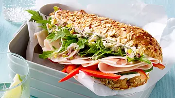 Fitness-Baguette Rezept - Foto: LECKER @ Bauer Media Group Fitness-Baguette Rezept - Foto: LECKER @ Bauer Media Group