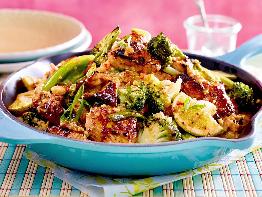 Fix-wie-nix-Pfanne mit Pute Rezept Fix-wie-nix-Pfanne mit Pute Rezept
