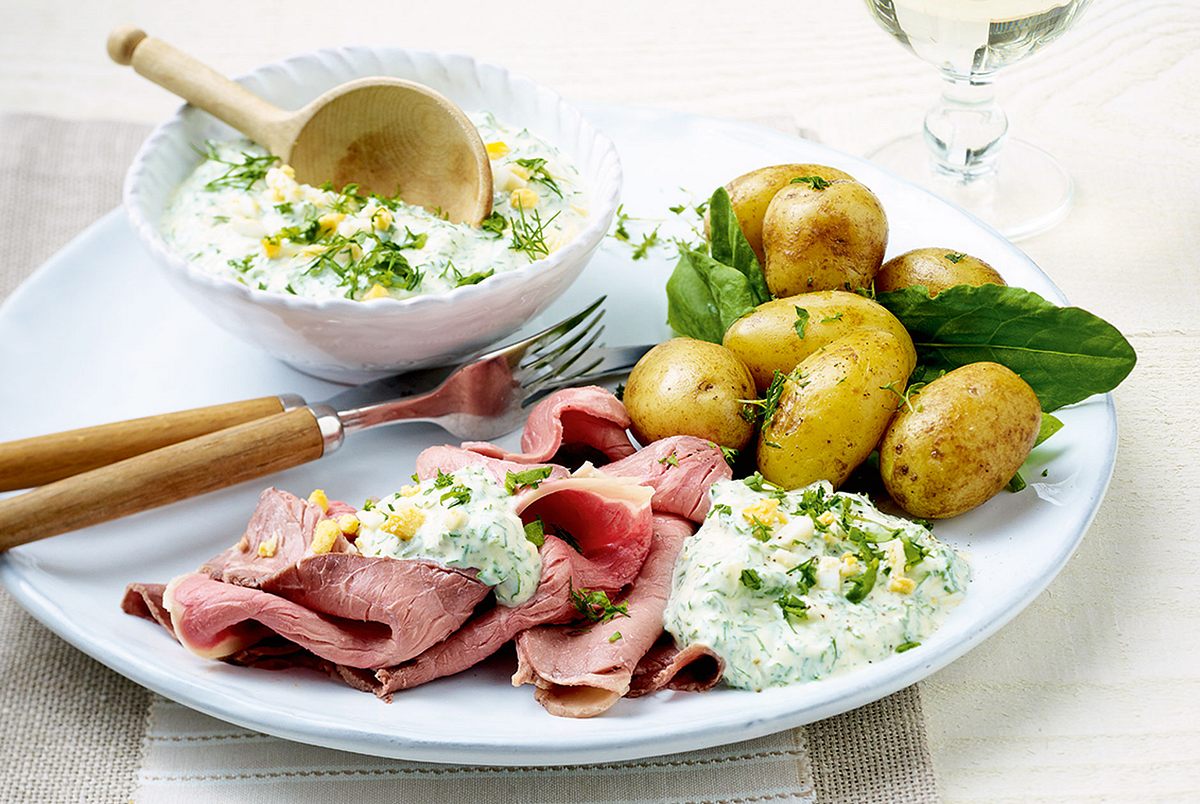 Fixe Frankfurter Soße zu Roastbeef Rezept