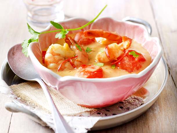 Fixes Kokos-Garnelen-Curry Rezept