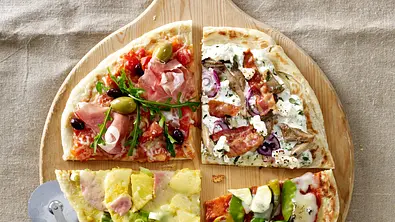 Fladenbrotpizza Schinken-Rucola Rezept - Foto: LECKER @ Bauer Media Group