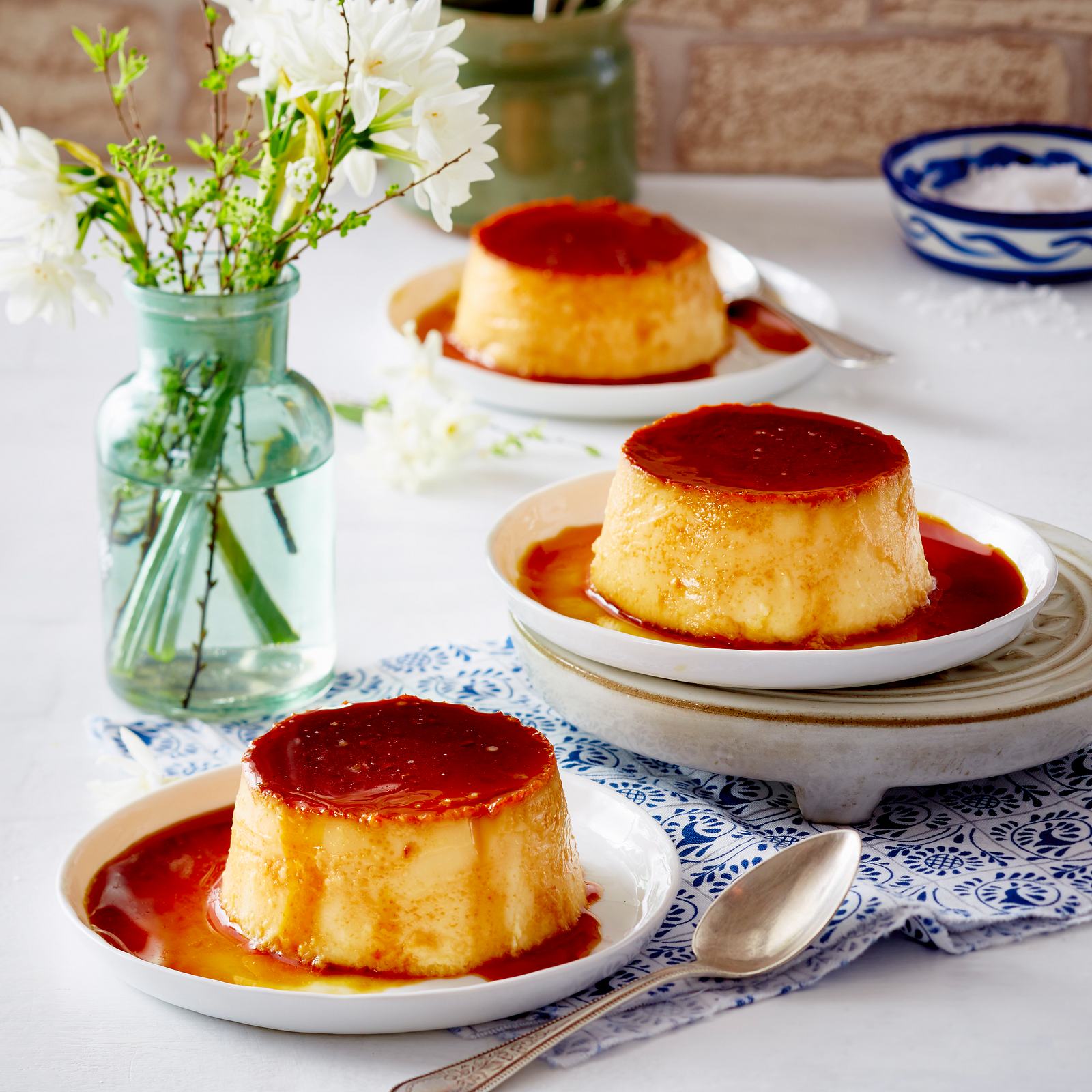 Flan caramel mit Salzflocken-image