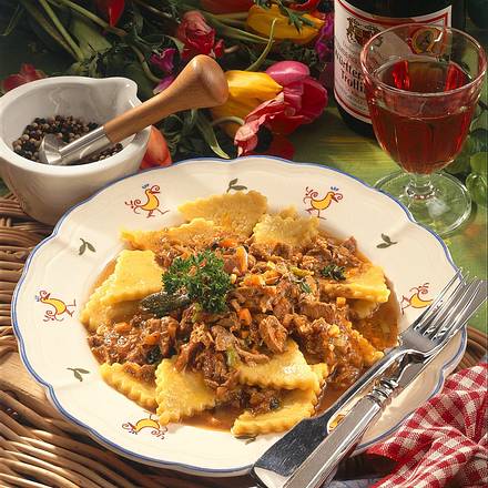 Fleckerln mit Schweinepfeffer Rezept Fleckerln mit Schweinepfeffer Rezept