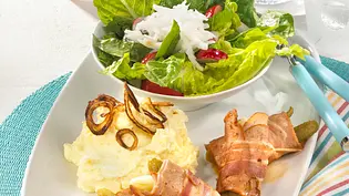 Fleischkäse-Rouladen mit Radieschensalat Rezept - Foto: LECKER @ Bauer Media Group