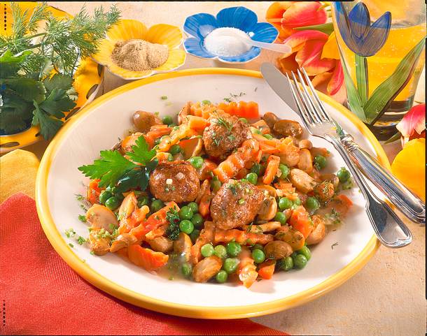 Fleischklößchen-Ragout Rezept