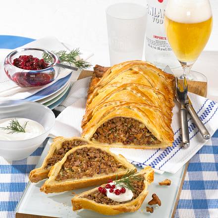 Fleischpastete nach Art der Finnen Rezept Fleischpastete nach Art der Finnen Rezept