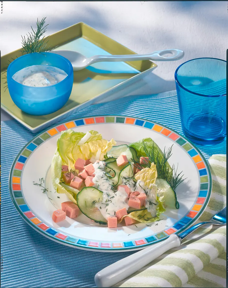 Fleischwurst-Gurkensalat Rezept