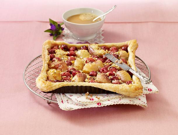 Florentiner-Pfirsich-Tarte Rezept