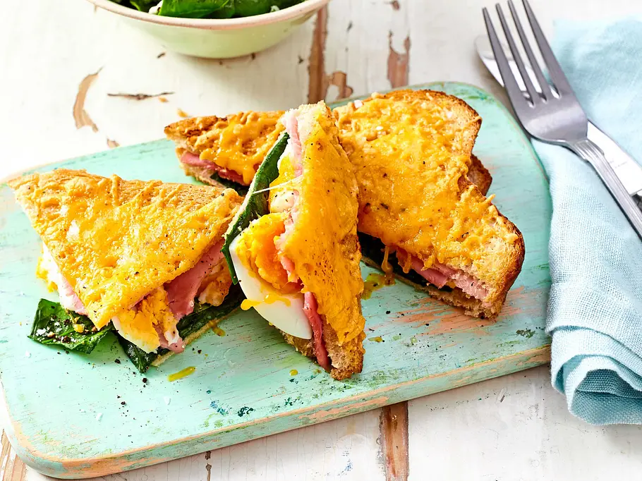 Florentiner Sandwich mit Ei & Schinken Rezept Florentiner Sandwich mit Ei & Schinken Rezept