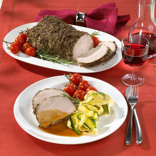 Florentiner Schweinekräuterbraten Rezept