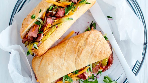 Flotte Steak-Croques zum Feierabend Rezept - Foto: House of Food / Bauer Food Experts KG