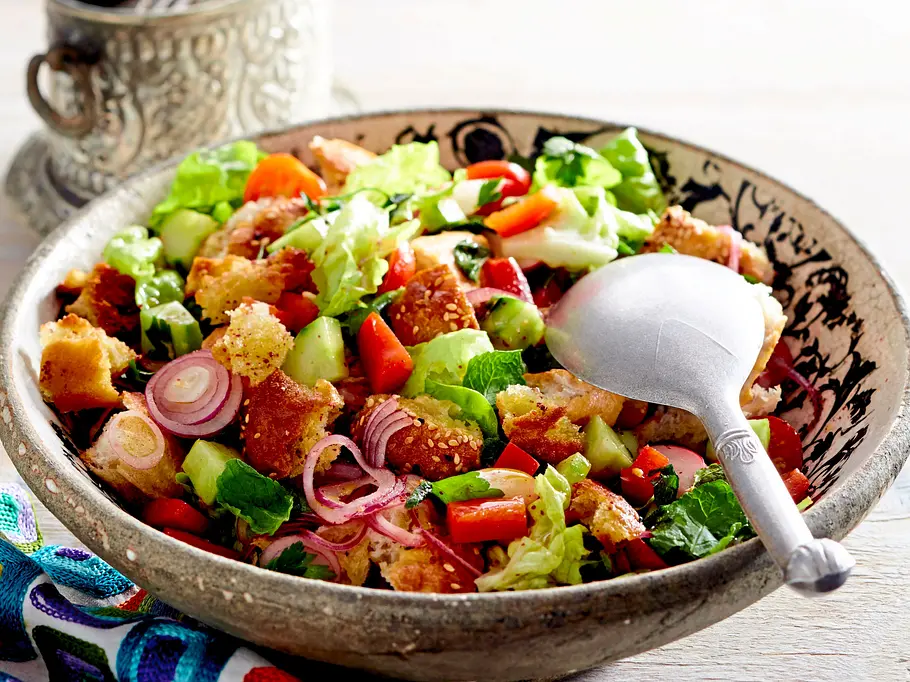 Flotter Fattoush Rezept Flotter Fattoush Rezept