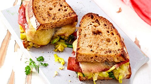 Flottes Bündner-Fleisch-Sandwich Rezept - Foto: House of Food / Bauer Food Experts KG