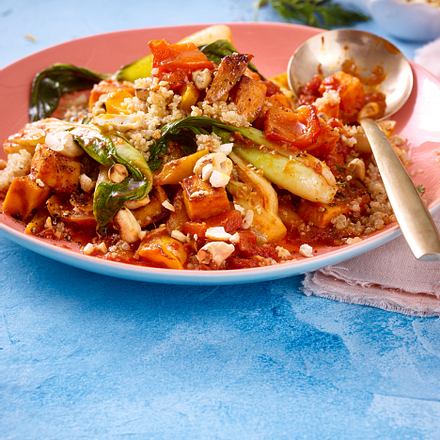 Food-Mandala – Süßkartoffel-Curry Rezept