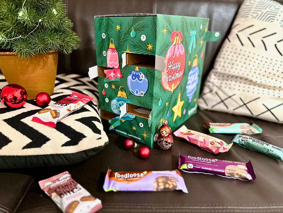 Foodloose veganer Bio-Snack Adventskalender 2025 Foodloose veganer Bio-Snack Adventskalender 2025