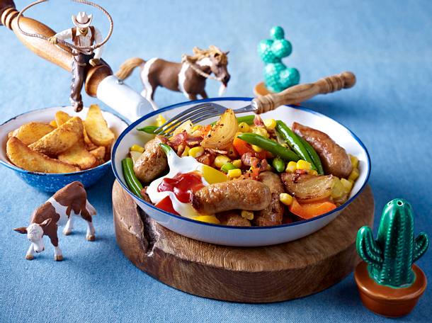 Fränkische Westernpfanne Rezept Fränkische Westernpfanne Rezept