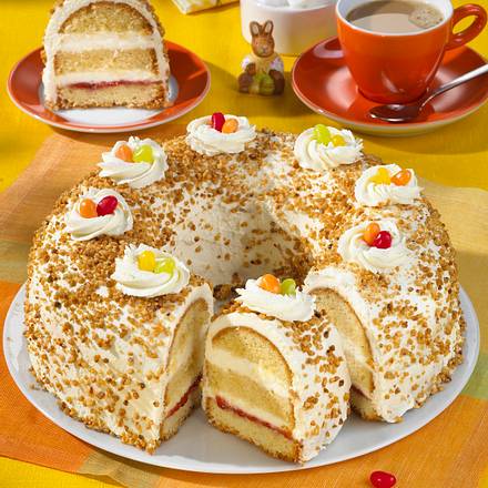 Frankfurter Kranz mit Zuckereier Rezept Frankfurter Kranz mit Zuckereier Rezept